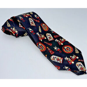 Mickey Unlimited Men's Necktie Tie Polyester Mickey Mouse Vintage Toys 57"